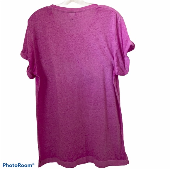 Victorias Secret PINK T-Shirt Short Sleeve Burnout - Picture 2 of 6